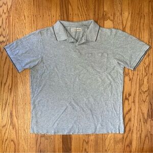 Y2K MUNSINGWEAR Grey Polo Shirt | Size M